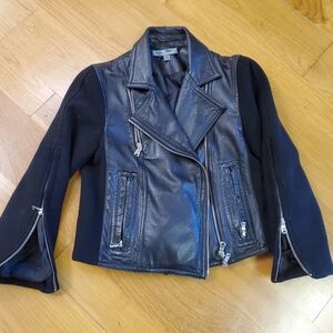 KAUFMANFRANCO SALE  lamb Leather Biker Jacket Size XS